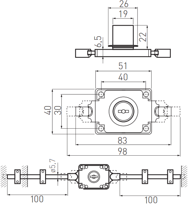 GTV ZZ-BA-SK0-01-S + 2x ZZ-BA-SK0-PR